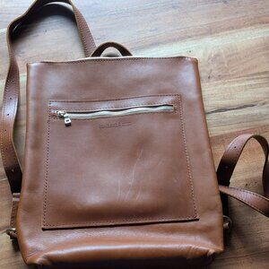 Portland Leather Goods Leather Laptop Backpack  (13–15" fit)